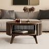 George Oliver Klever Mid Century Modern Coffee Table | Round Wooden ...
